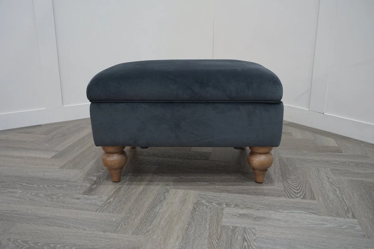 Kingston Storage Footstool, Adventurer Steel - Image 5