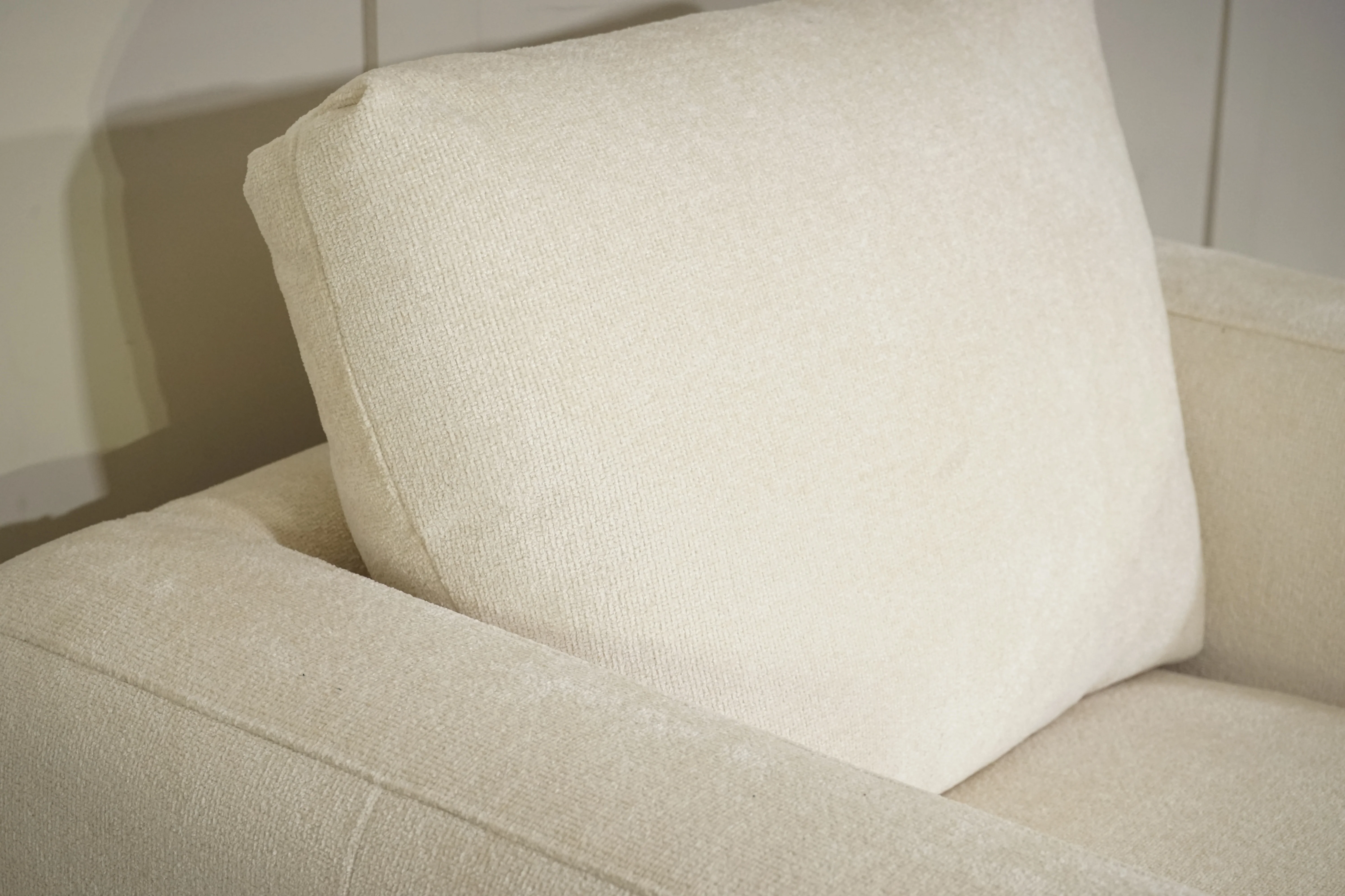 Bahrain Fabric Armchair, Ivory Mix - Image 8
