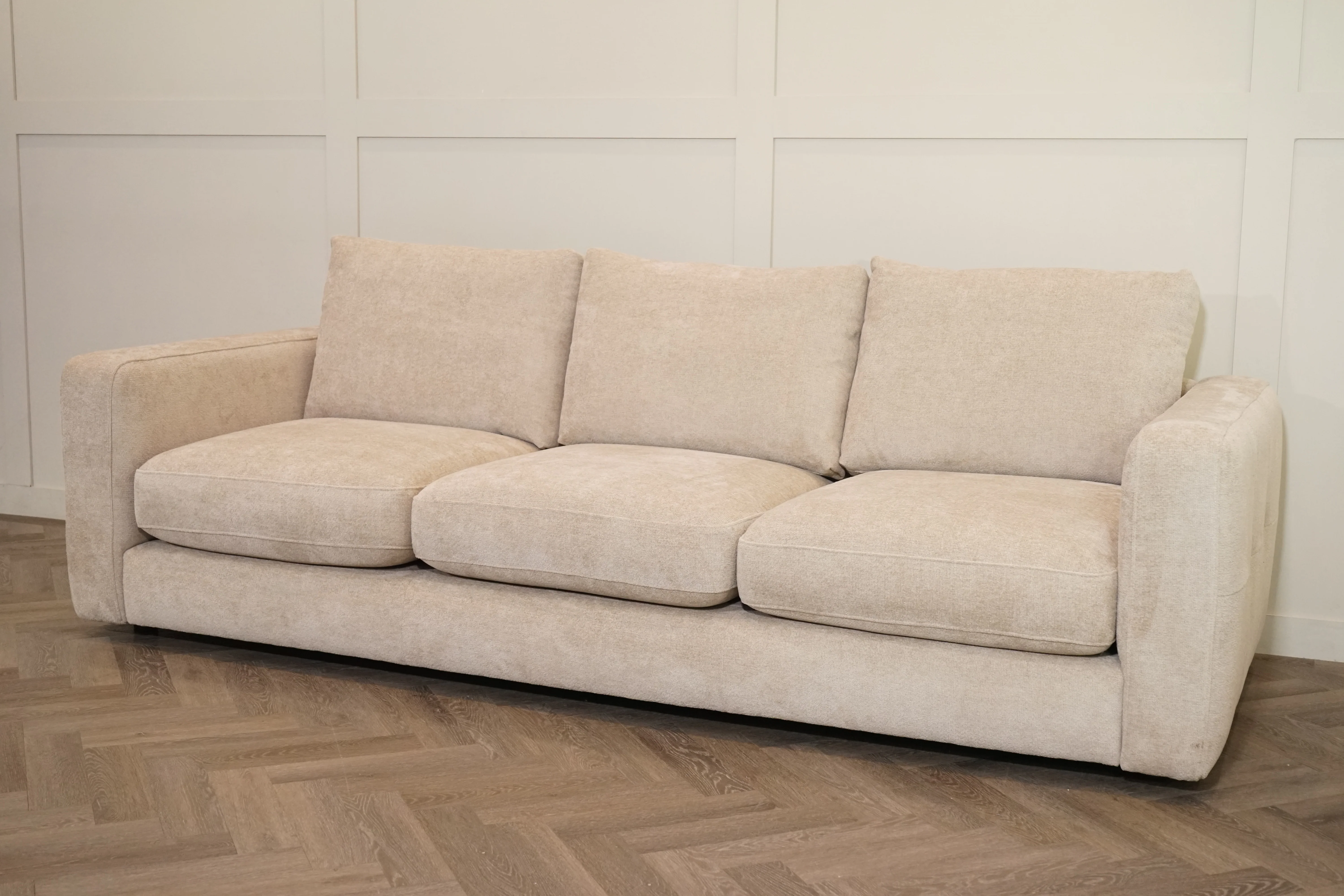 Bahrain Fabric Grand 4 Seater Sofa, Paddington Mink - Image 6
