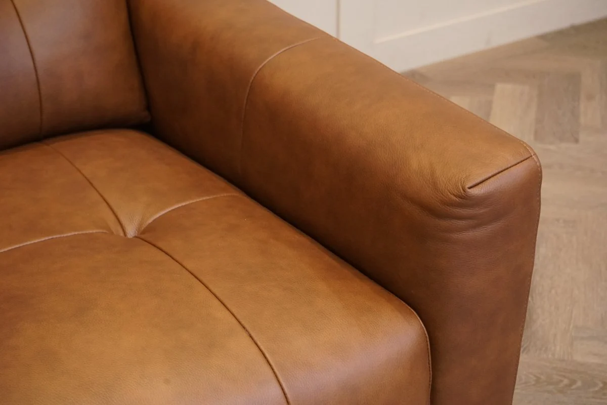 Bailey Leather Armchair, Premium Cocoa - Image 4