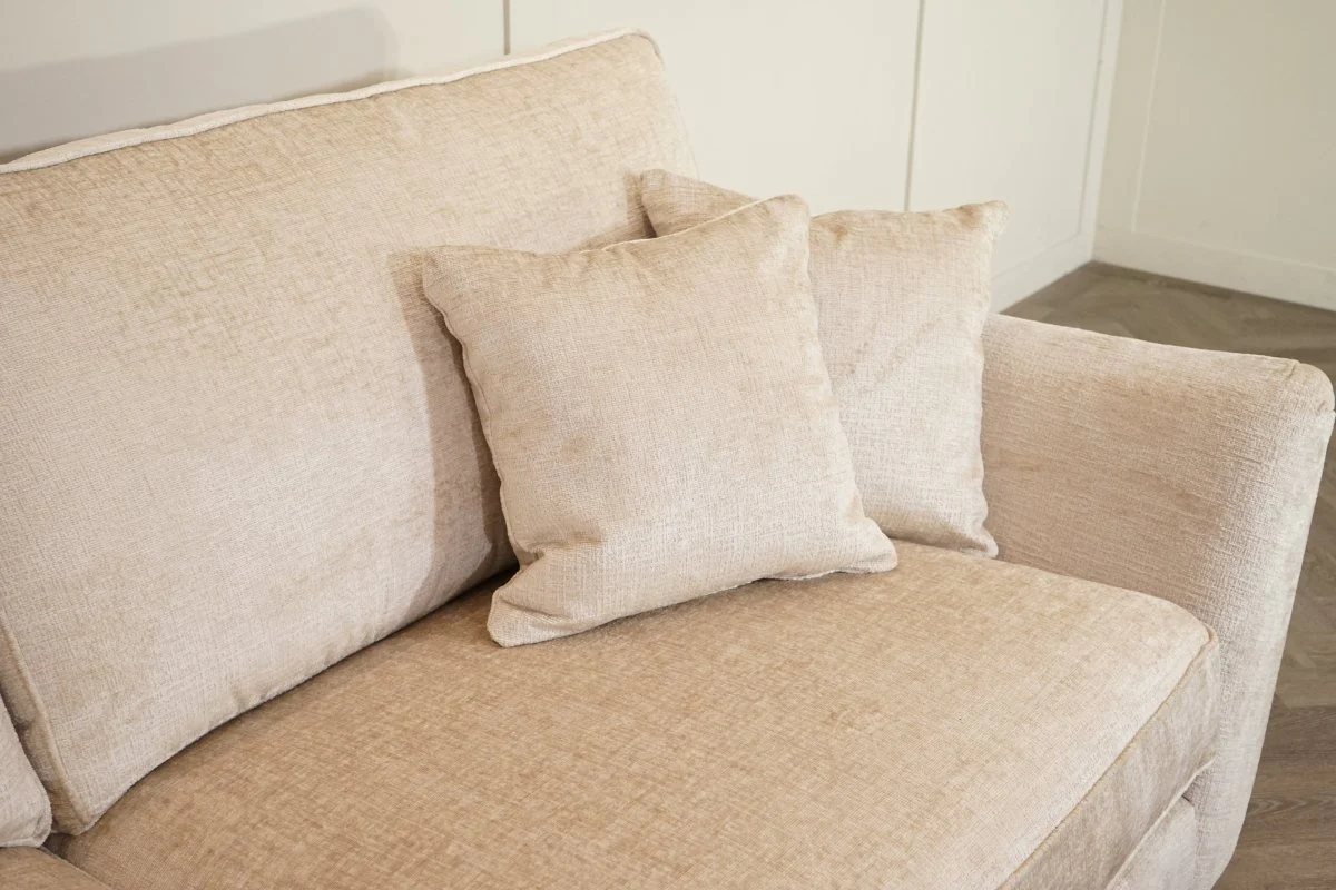 Boujee Fabric Grand 4 Seater Sofa, Lustro Biscuit - Image 8