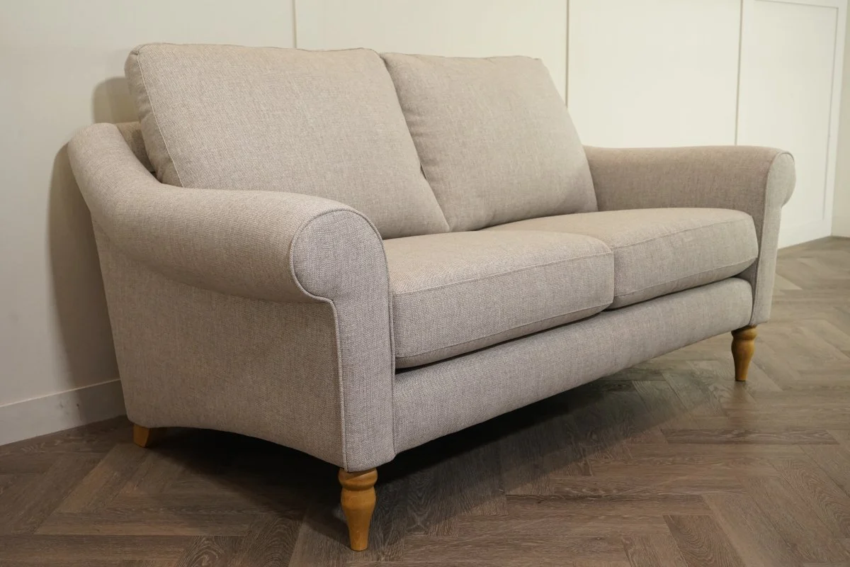 Camber Medium 2 Seater Sofa, Aquaclean Aston Natural - Image 6