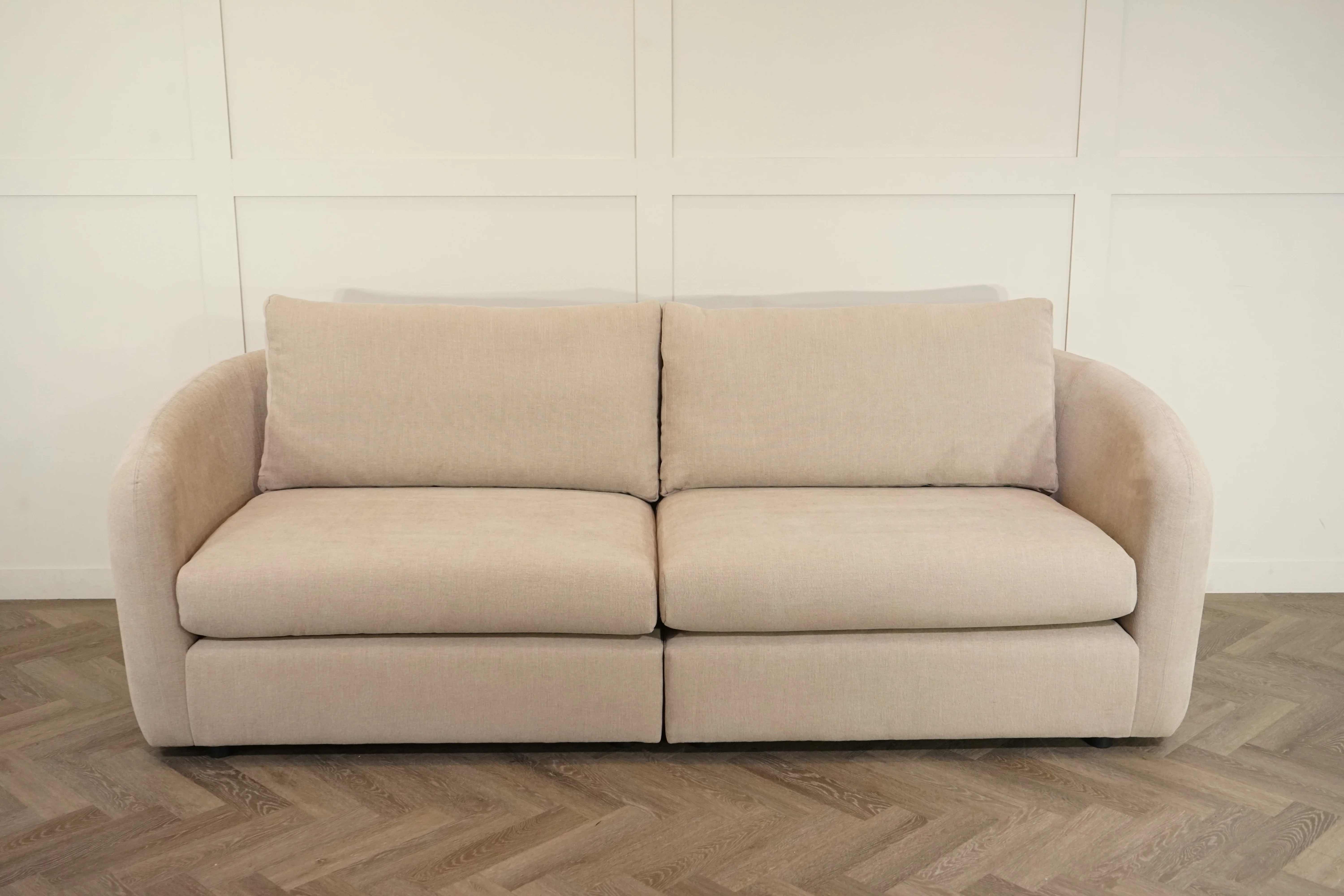 Carnaby Large 4 Seater Split Sofa, Latte - Image 9