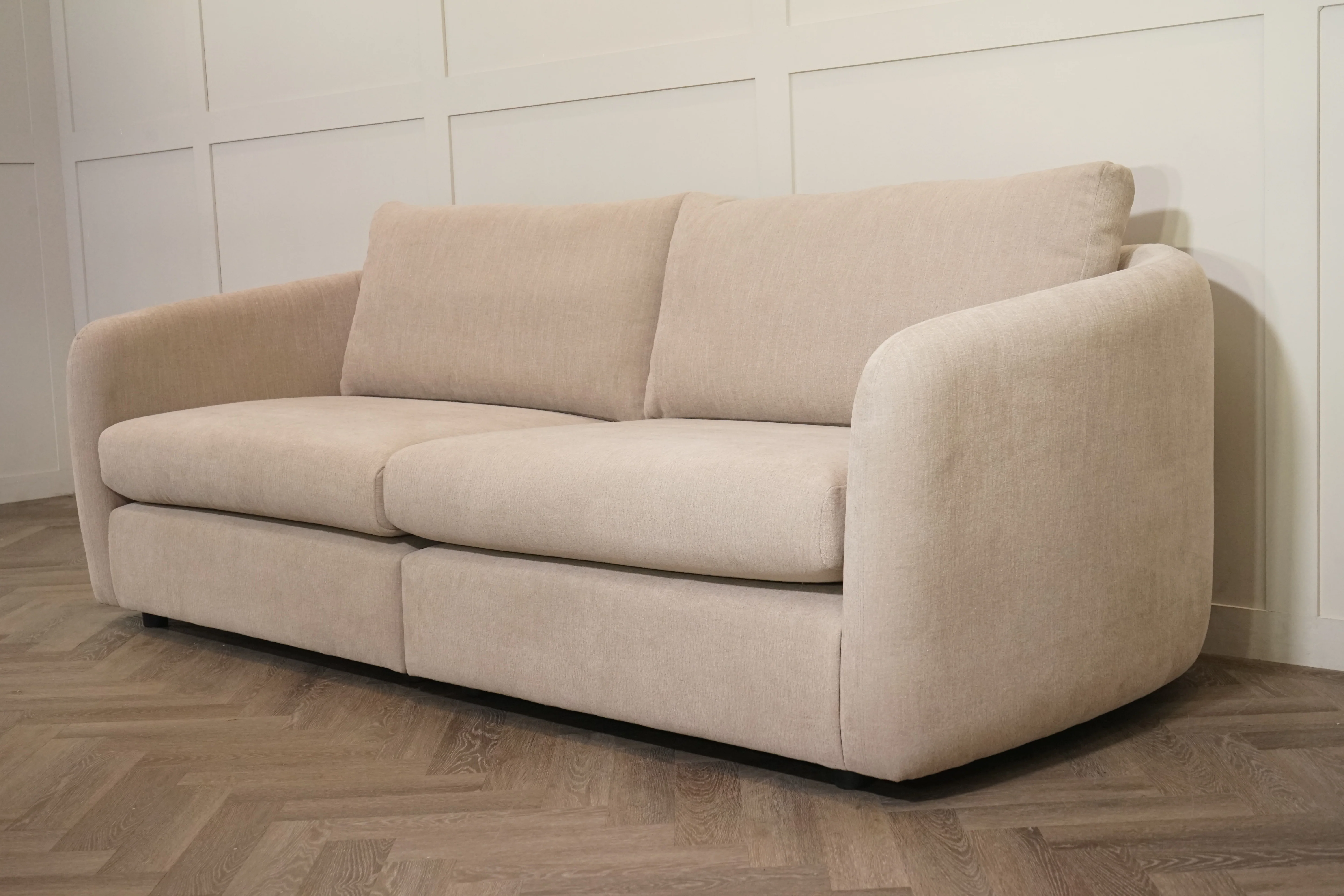 Carnaby Large 4 Seater Split Sofa, Latte - Image 7