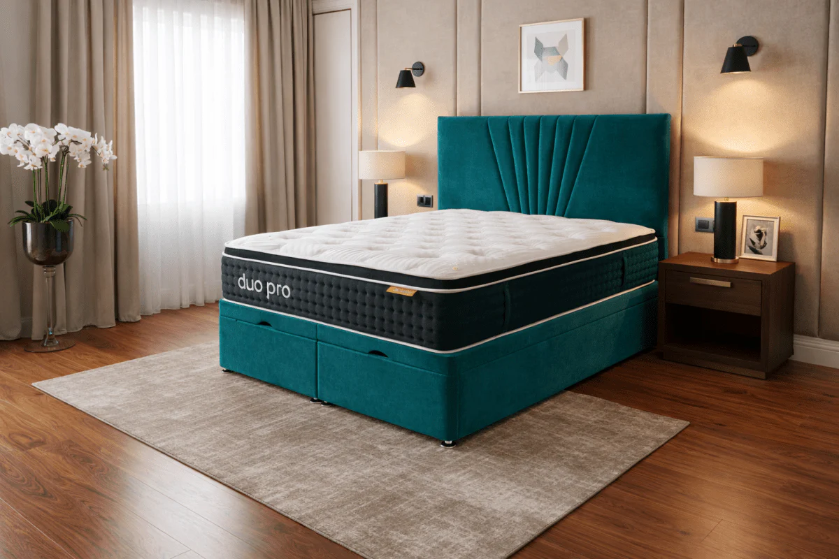 Devon End Lift Ottoman Bed & Duo Pro Mattress - Image 5