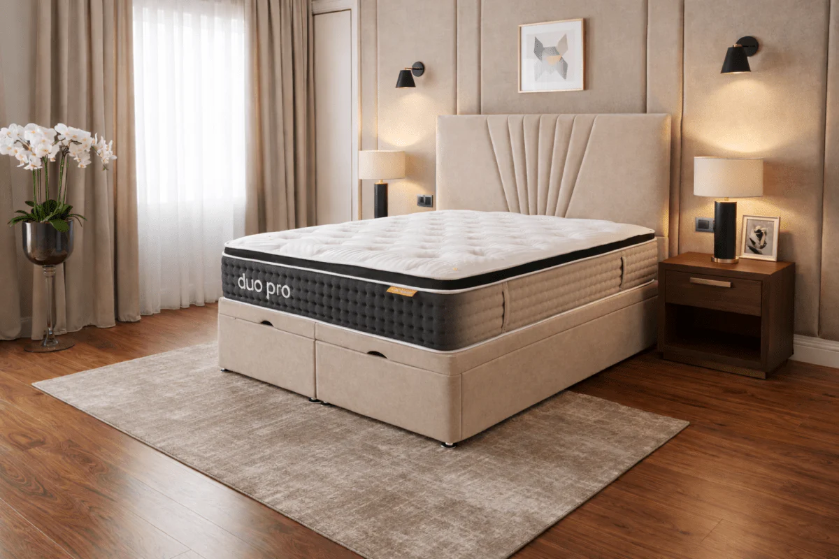 Devon End Lift Ottoman Bed & Duo Pro Mattress - Image 6