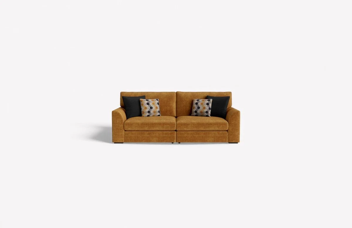 Emilia Large 4 Seater Fabric Sofa - Image 4