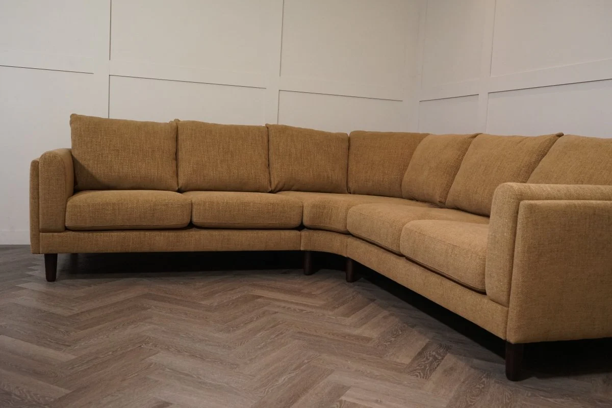 Harbour Corner Sofa, Basketweave Chenille Nutmeg - Image 4