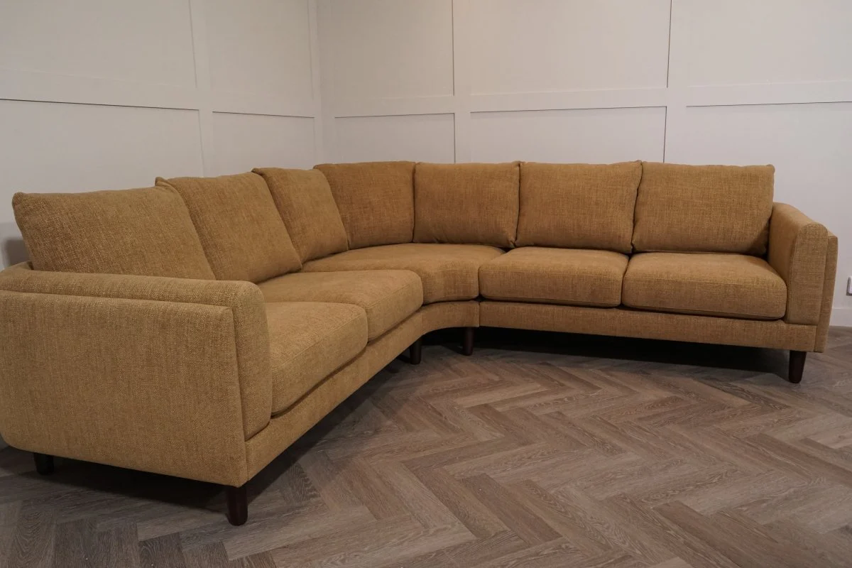 Harbour Corner Sofa, Basketweave Chenille Nutmeg - Image 6