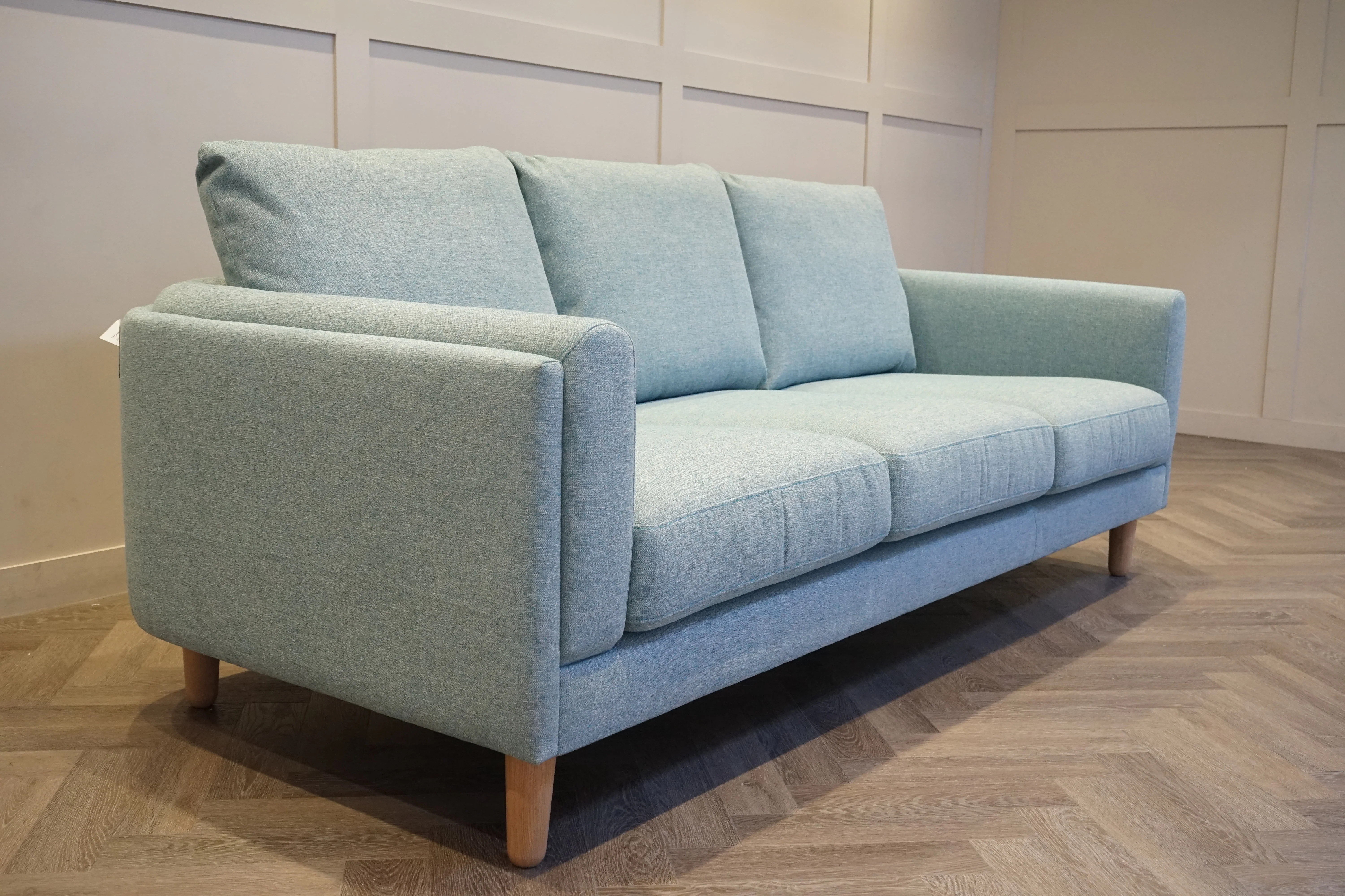 Harbour Grand 3 Seater Sofa, Aquaclean Matilda Teal - Image 3