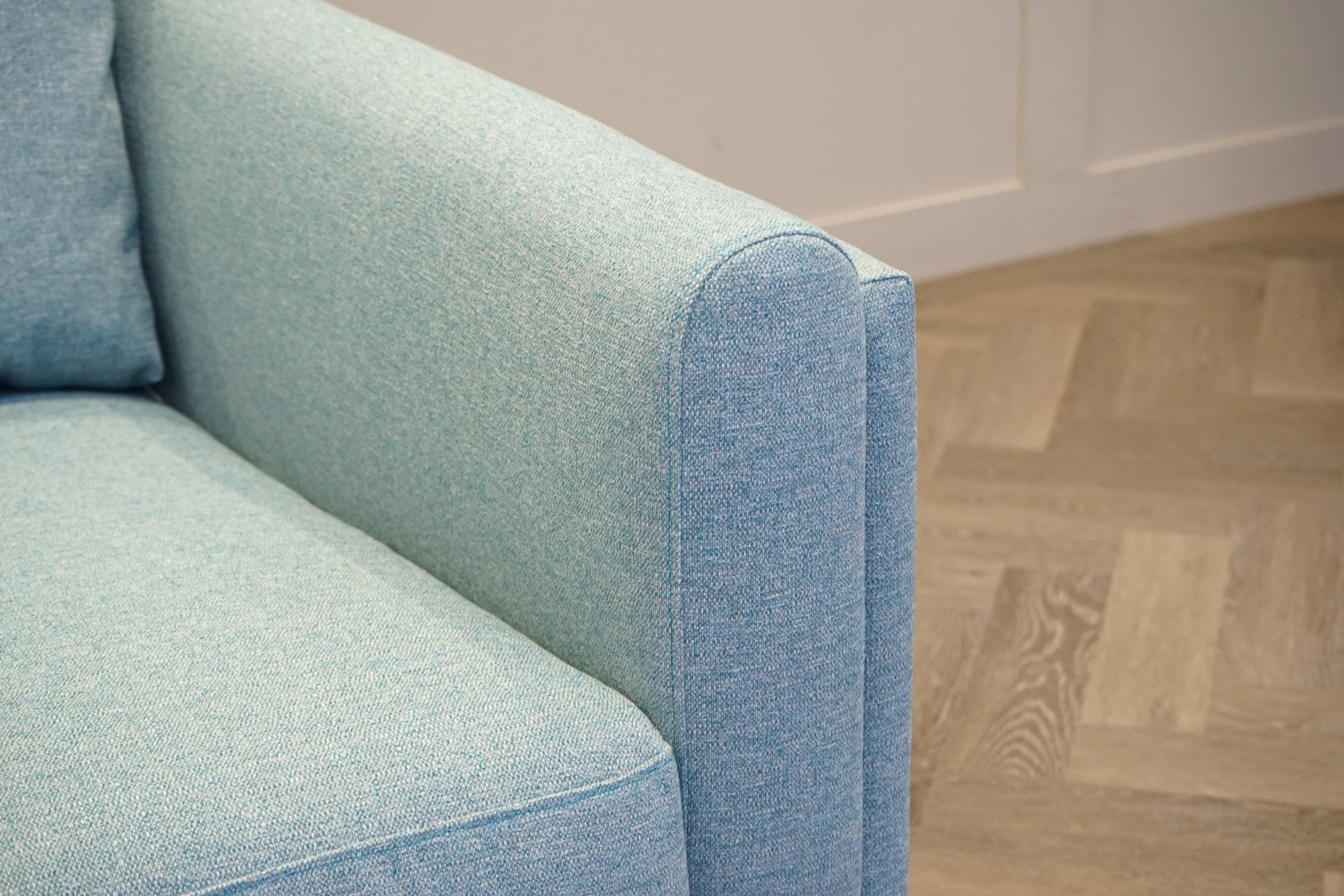 Harbour Grand 3 Seater Sofa, Aquaclean Matilda Teal - Image 4