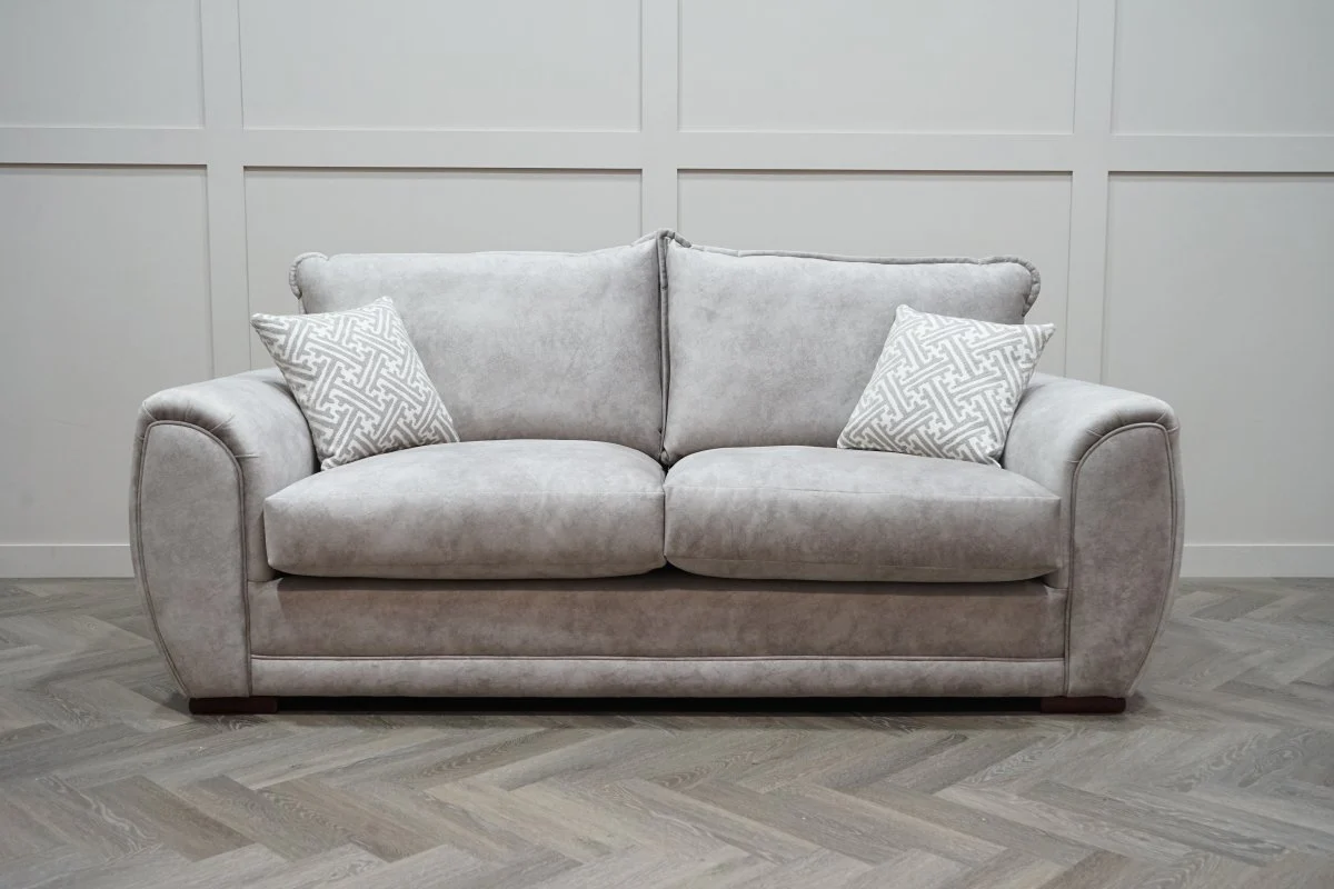 Hourglass 3 + 2.5 Seater Sofa Set, Dapple Oatmeal - Image 10