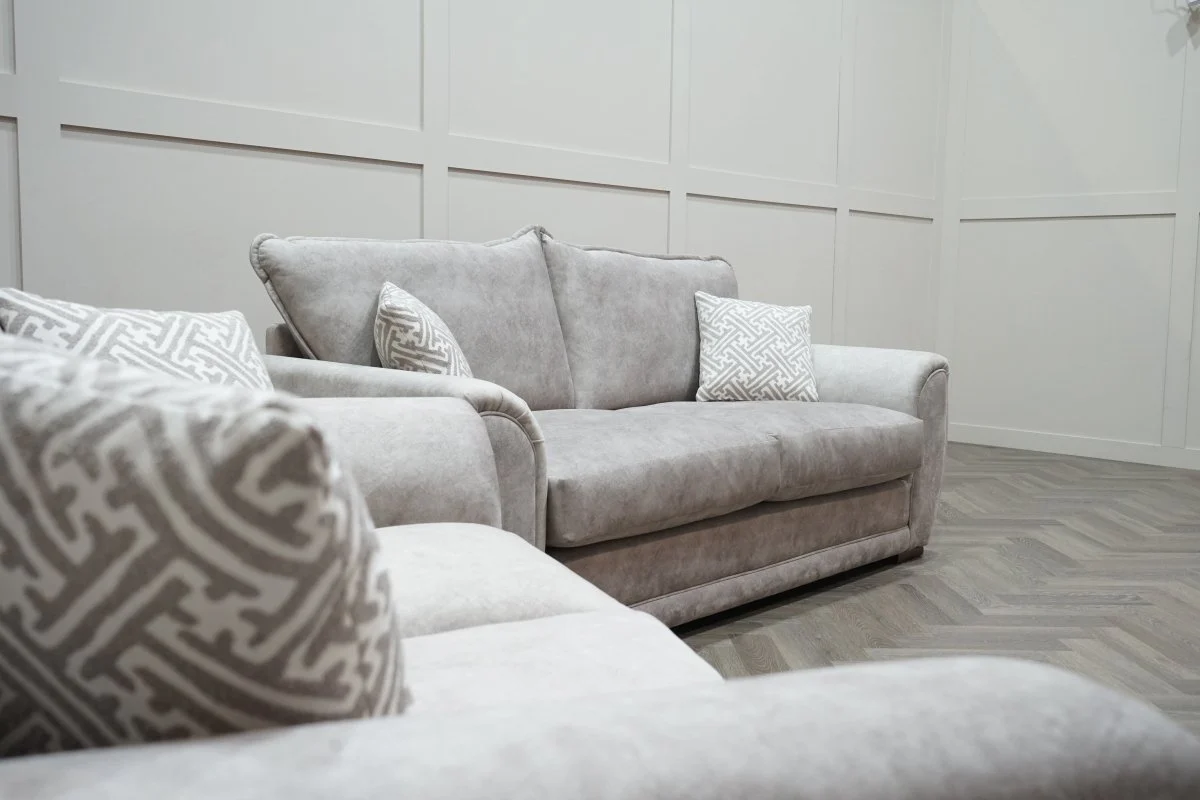 Hourglass 3 + 2.5 Seater Sofa Set, Dapple Oatmeal - Image 7