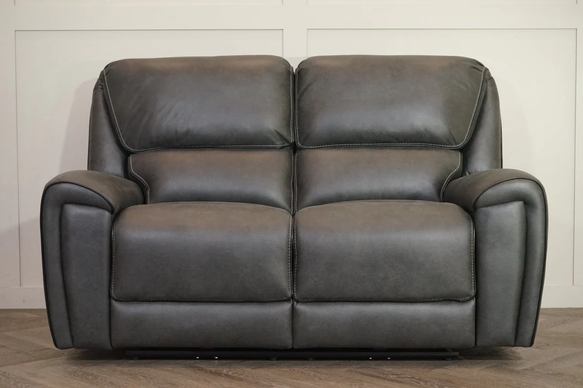 Hudson 3 + 2 Seater Power Reclining Sofa Set – Endurance Fabric – Graphite - Image 15