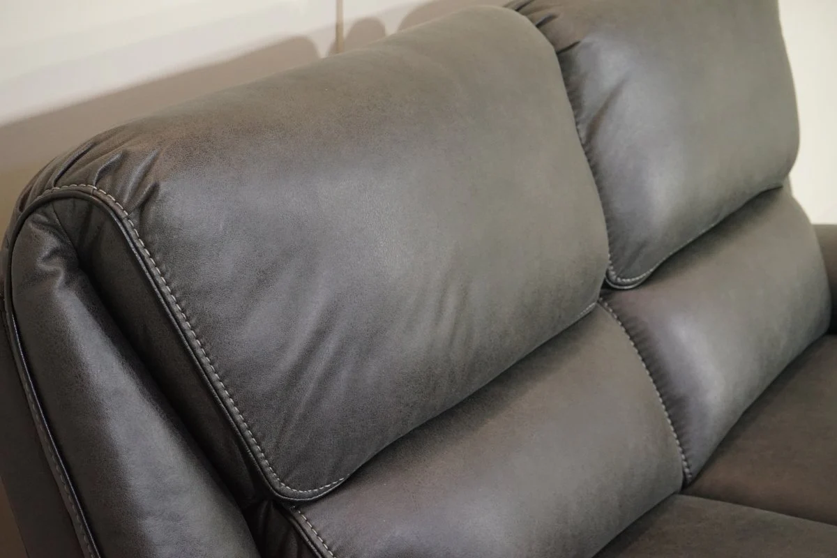Hudson 3 + 2 Seater Power Reclining Sofa Set – Endurance Fabric – Graphite - Image 9