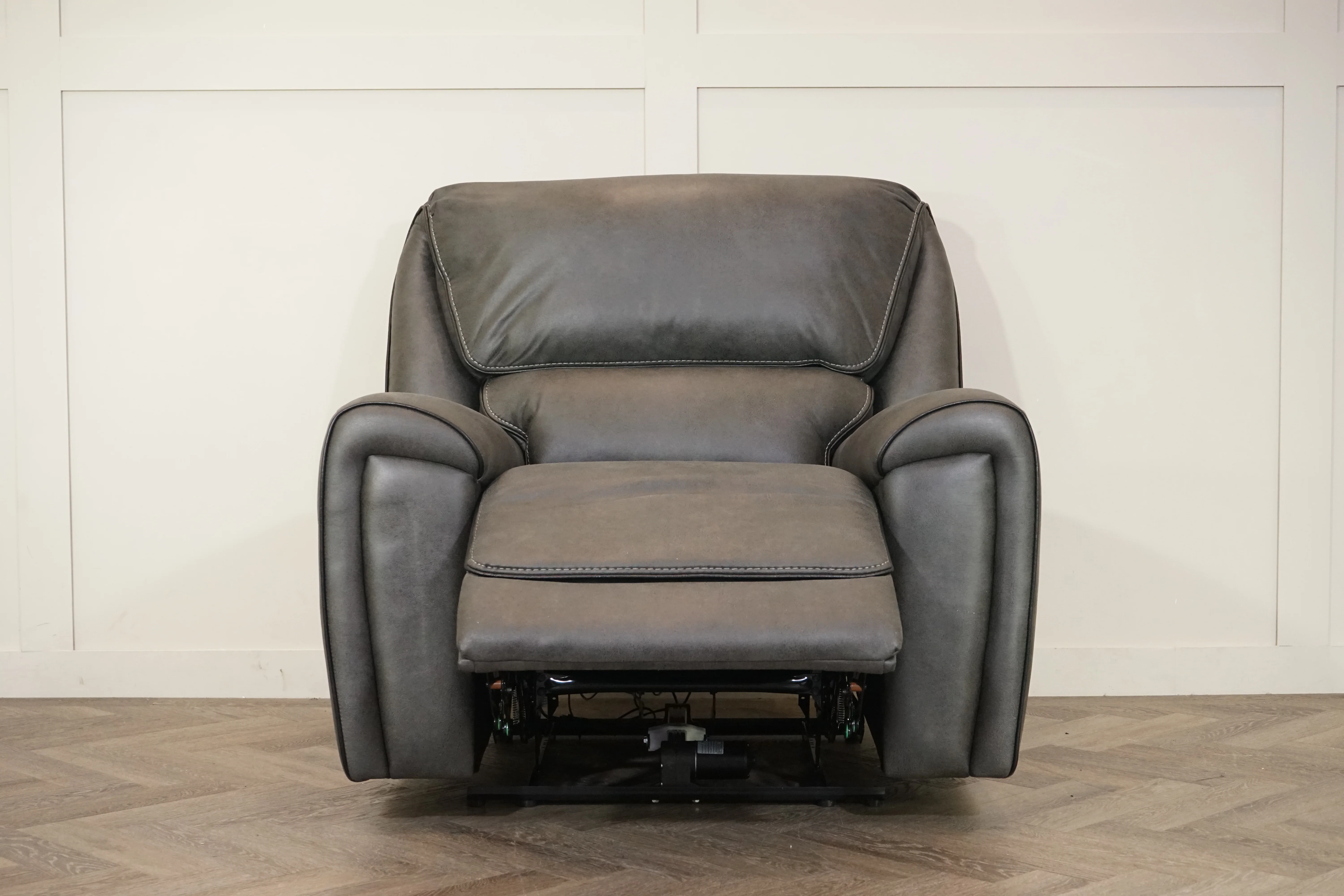 Hudson Power Reclining Armchair – Endurance Fabric – Graphite - Image 8