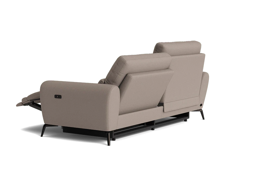 Jasmine 3 Seater Sofa & Armchair, Borelli Taupe - Image 3