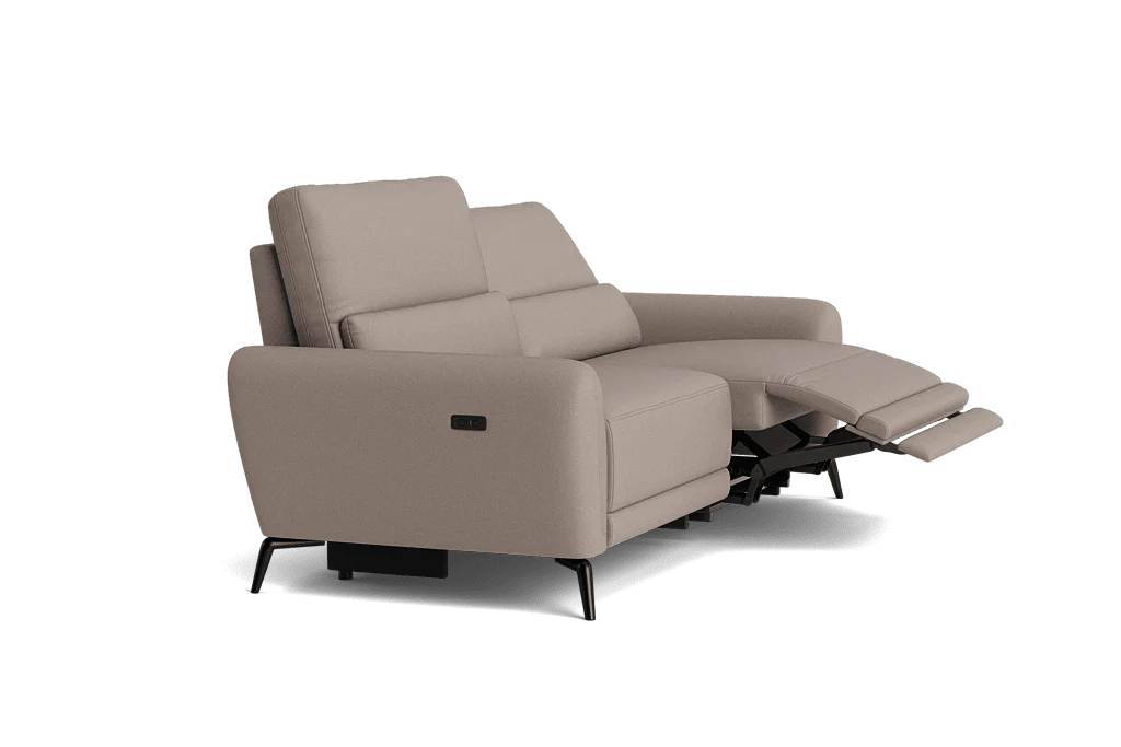 Jasmine 3 Seater Sofa & Armchair, Borelli Taupe - Image 4