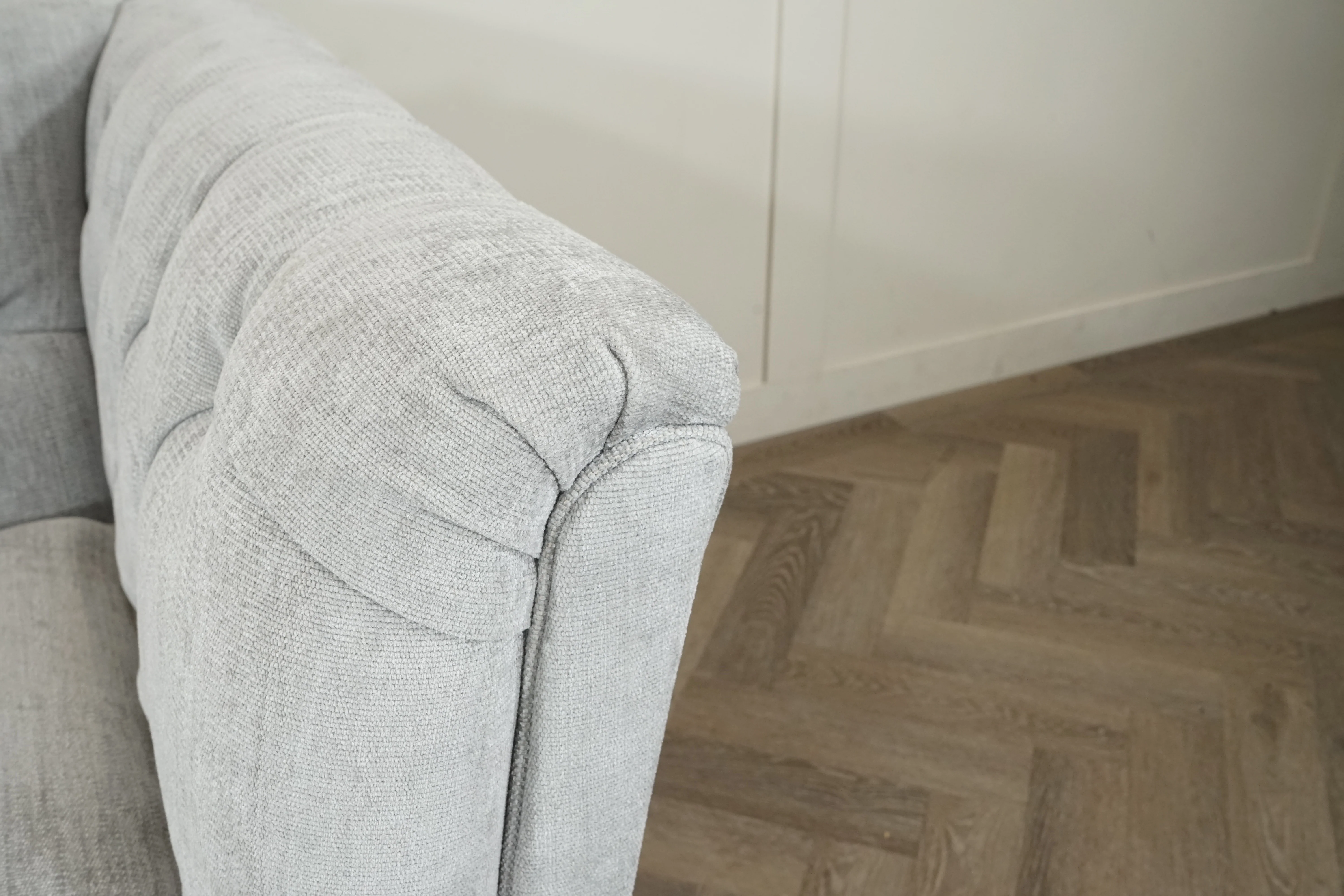 Laura Ashley Chatsworth Armchair, Orla Pale Steel - Image 5