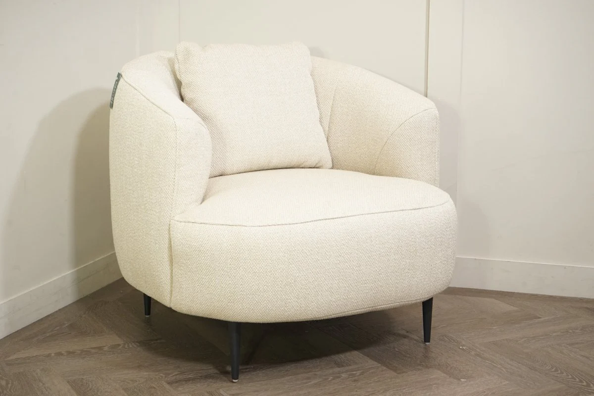 Lozenge Armchair, Twisted Boucle Putty - Image 3