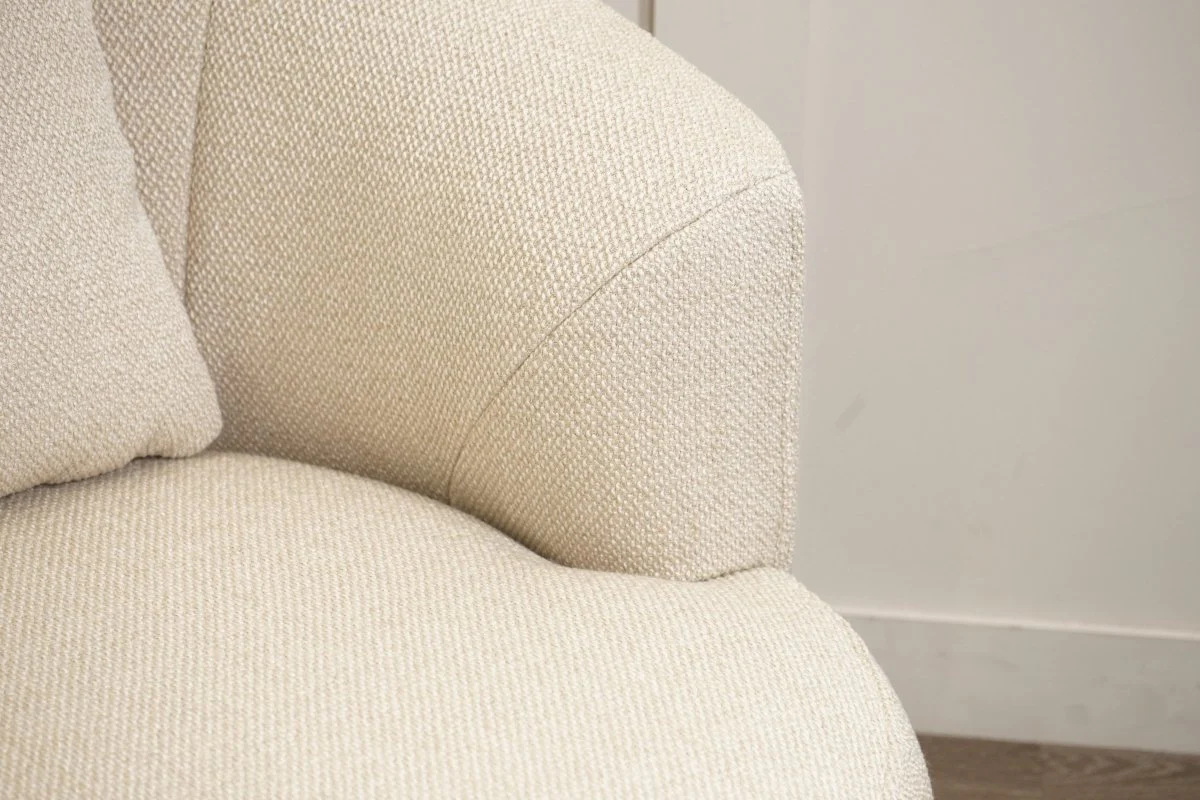 Lozenge Armchair, Twisted Boucle Putty - Image 4