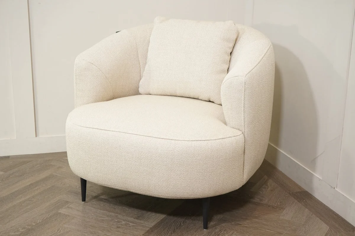 Lozenge Armchair, Twisted Boucle Putty - Image 5