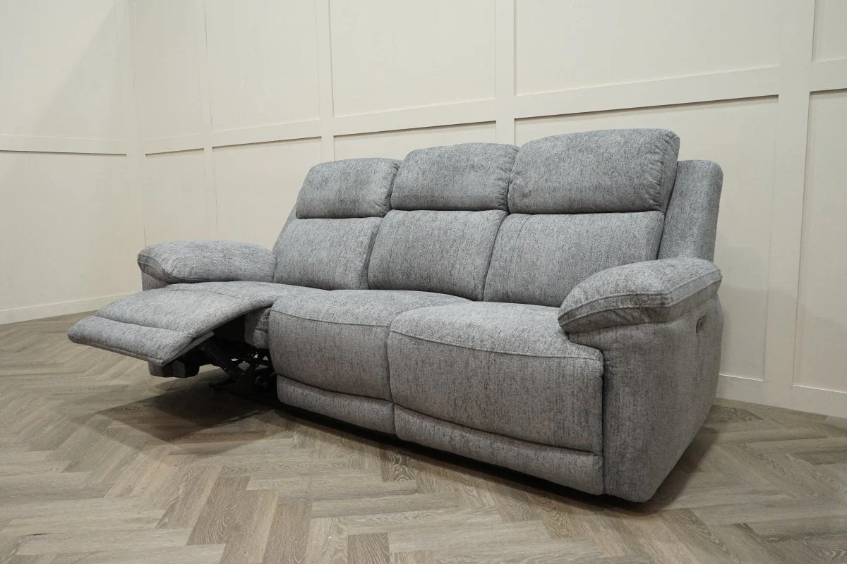 Lucius 3 + 2 Seater Power Recliner Sofas, Vespa Grey - Image 7