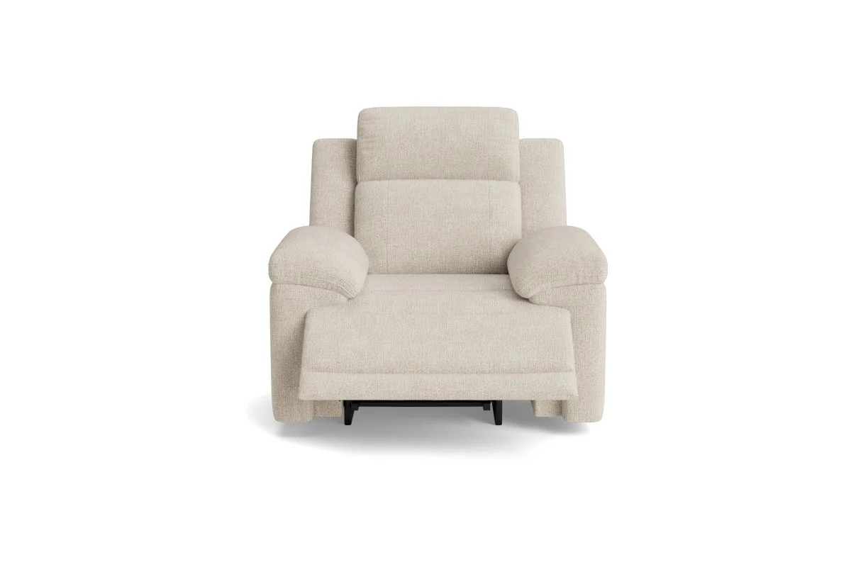 Lucius Power Recliner Armchair, Vespa Cream