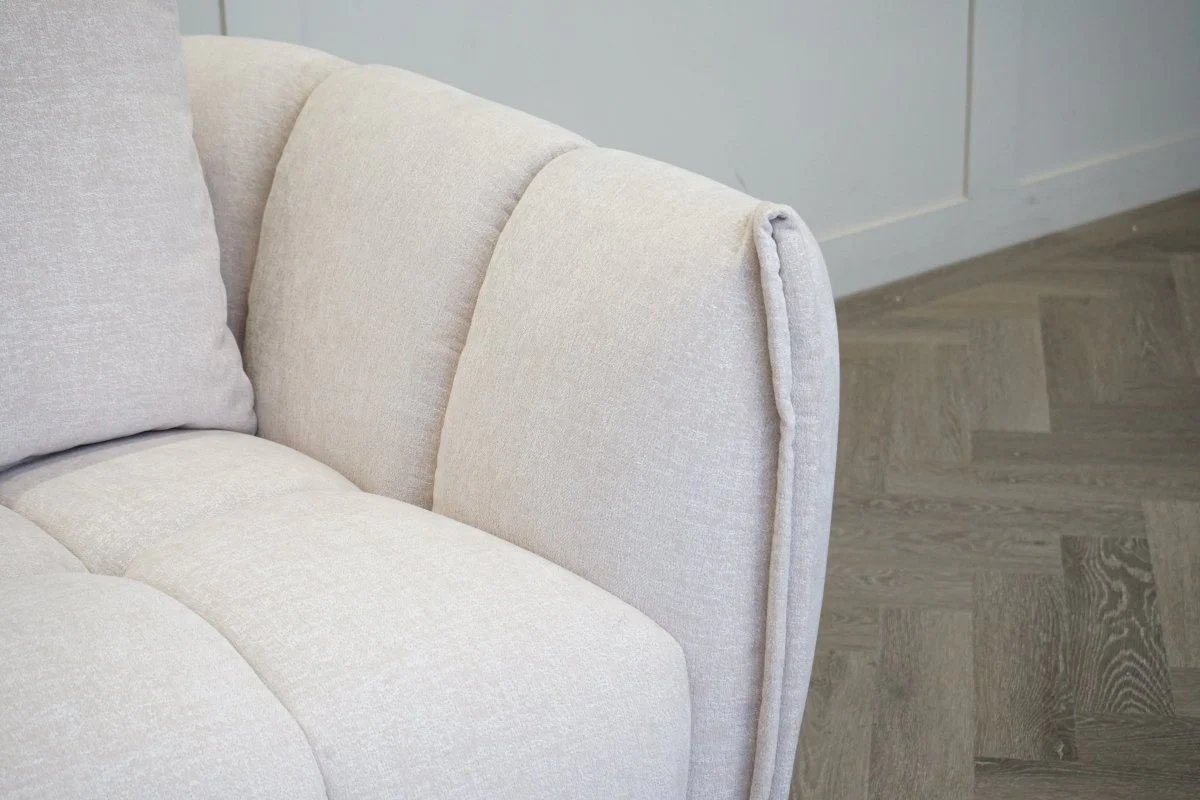 Lunar Large 3 Seater Sofa, Sandstone Chenille - Image 6