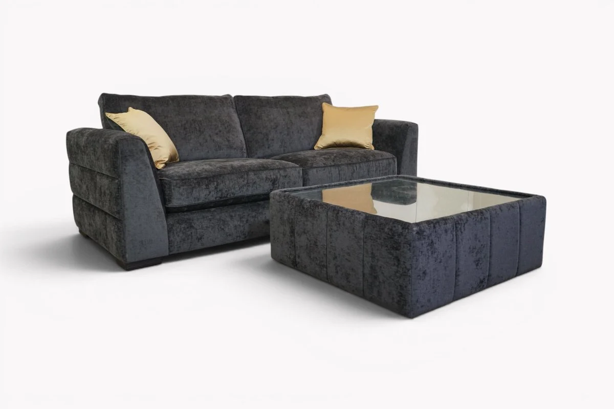 Magnifico 3 Seater Sofa, Mirage Black