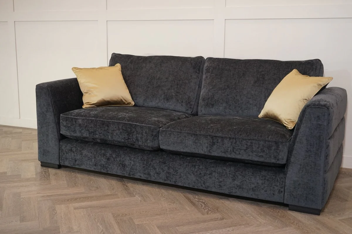Magnifico 3 Seater Sofa, Mirage Black - Image 11
