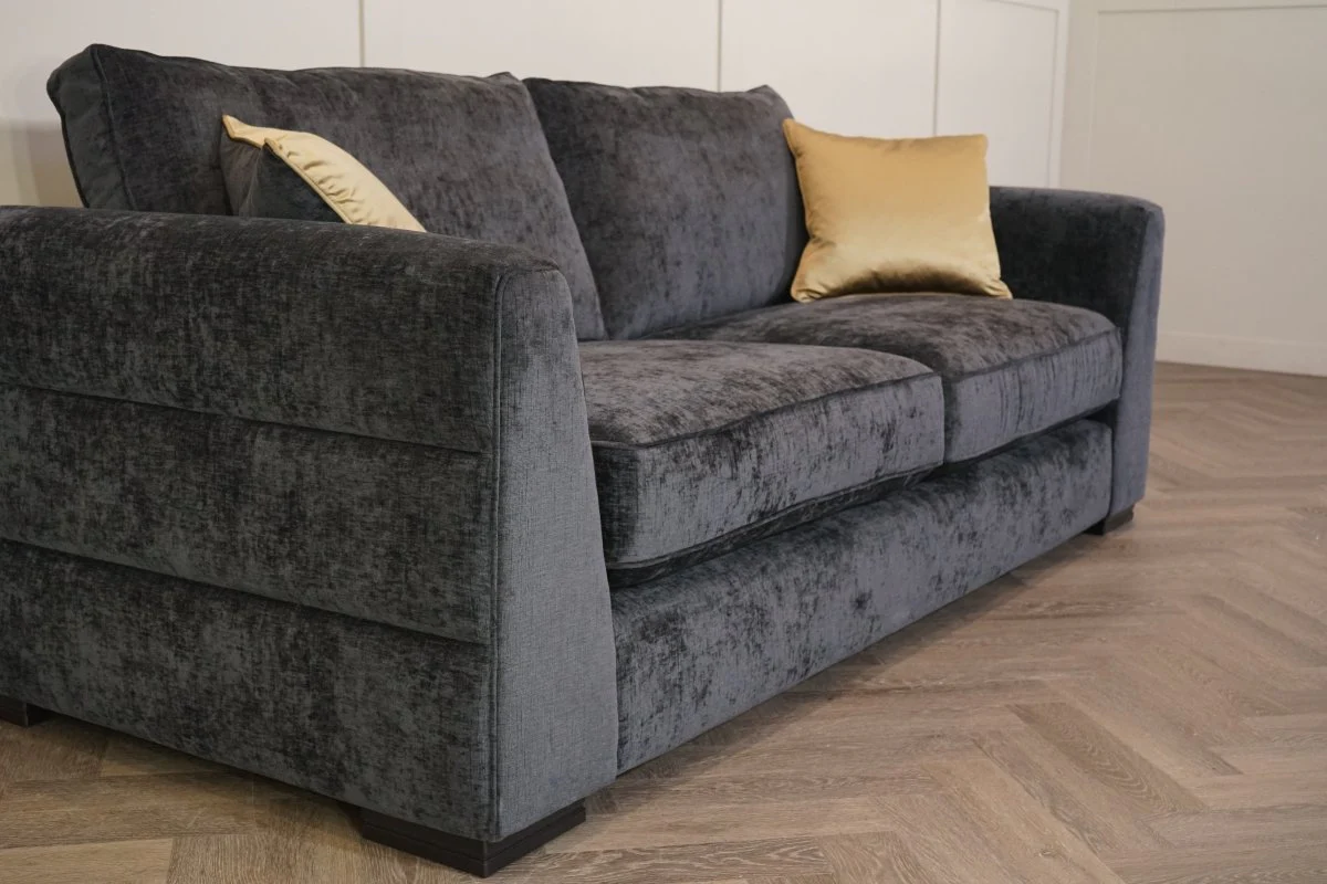 Magnifico 3 Seater Sofa, Mirage Black - Image 12