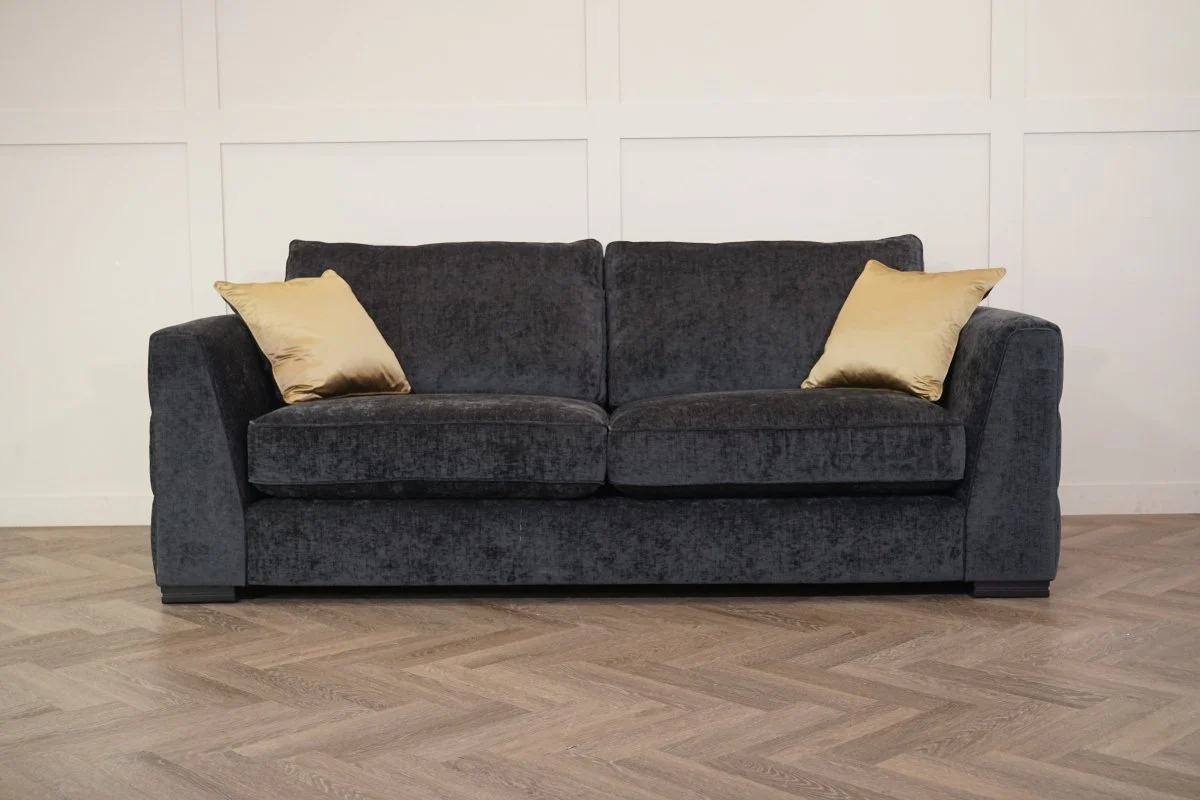 Magnifico 3 Seater Sofa, Mirage Black - Image 4