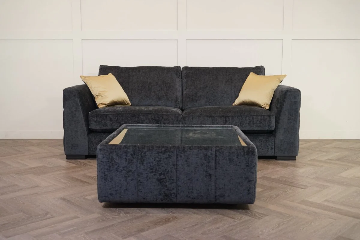 Magnifico 3 Seater Sofa, Mirage Black - Image 5