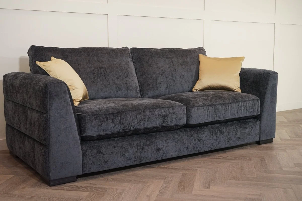 Magnifico 3 Seater Sofa, Mirage Black - Image 8