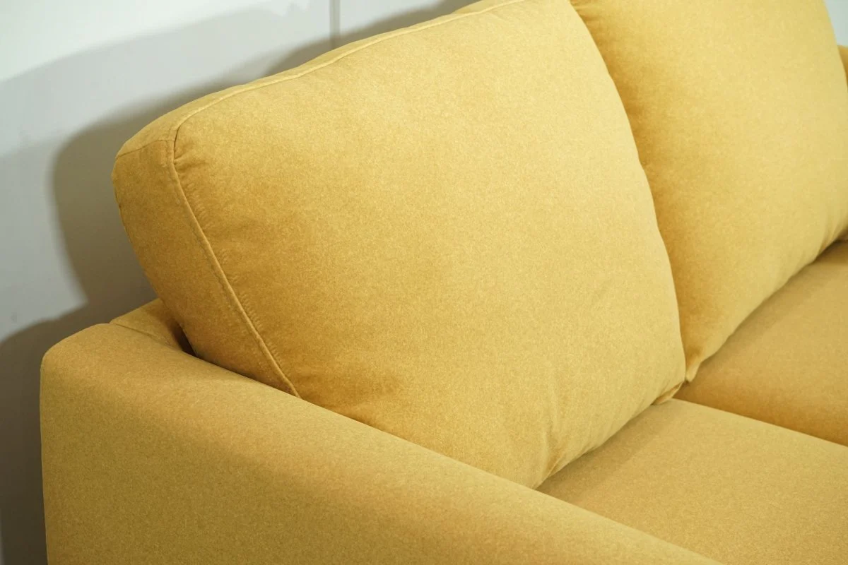 Megan 2 Seater Fabric Sofa, Sunflower - Image 6