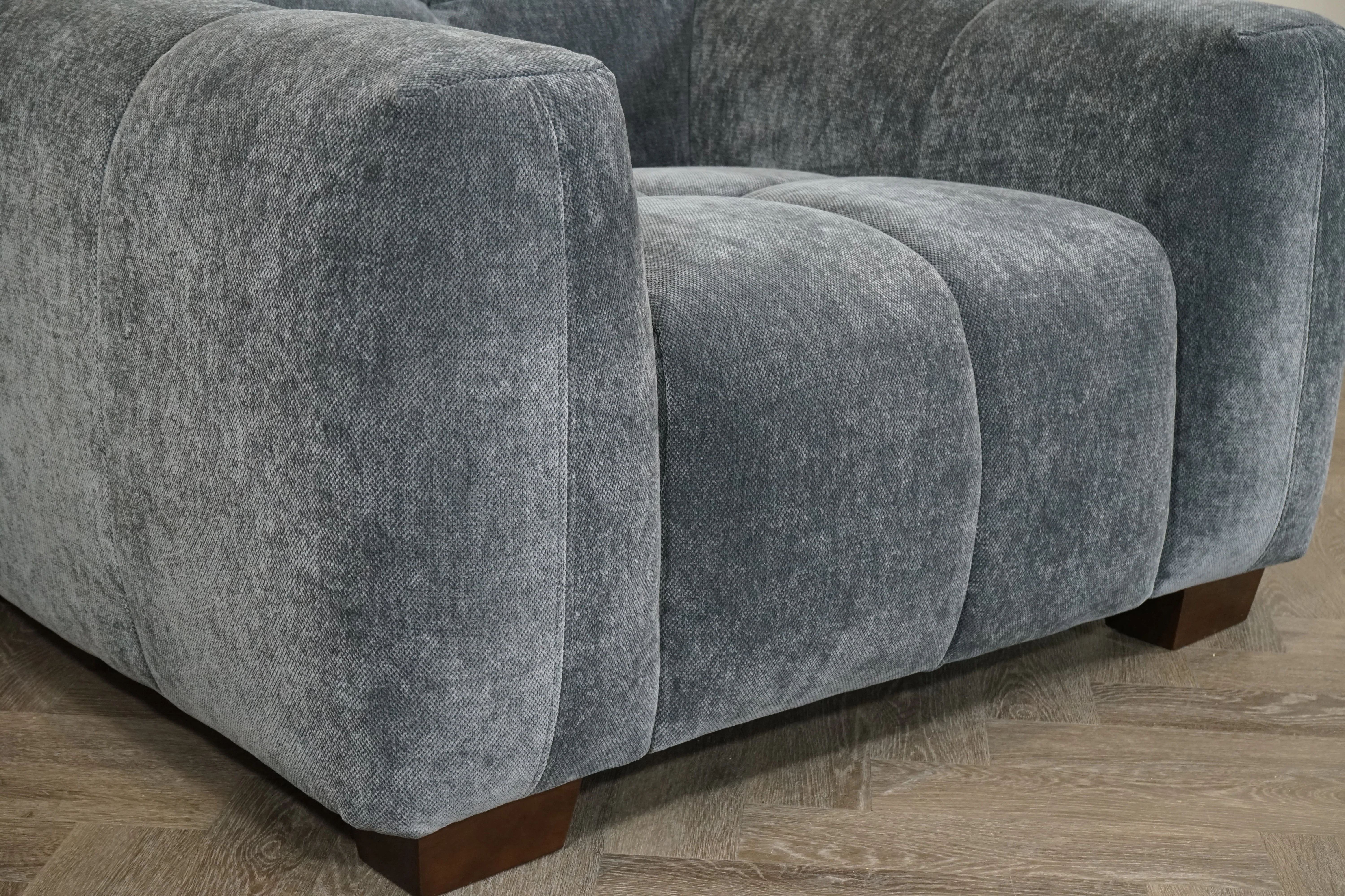 Monroe Fabric Armchair, Shadow Grey - Image 7