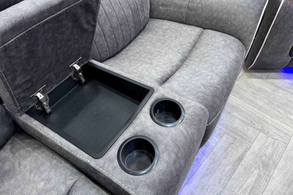 Neon Express Power Reclining 3 + 2 Sofas, Silver - Image 12