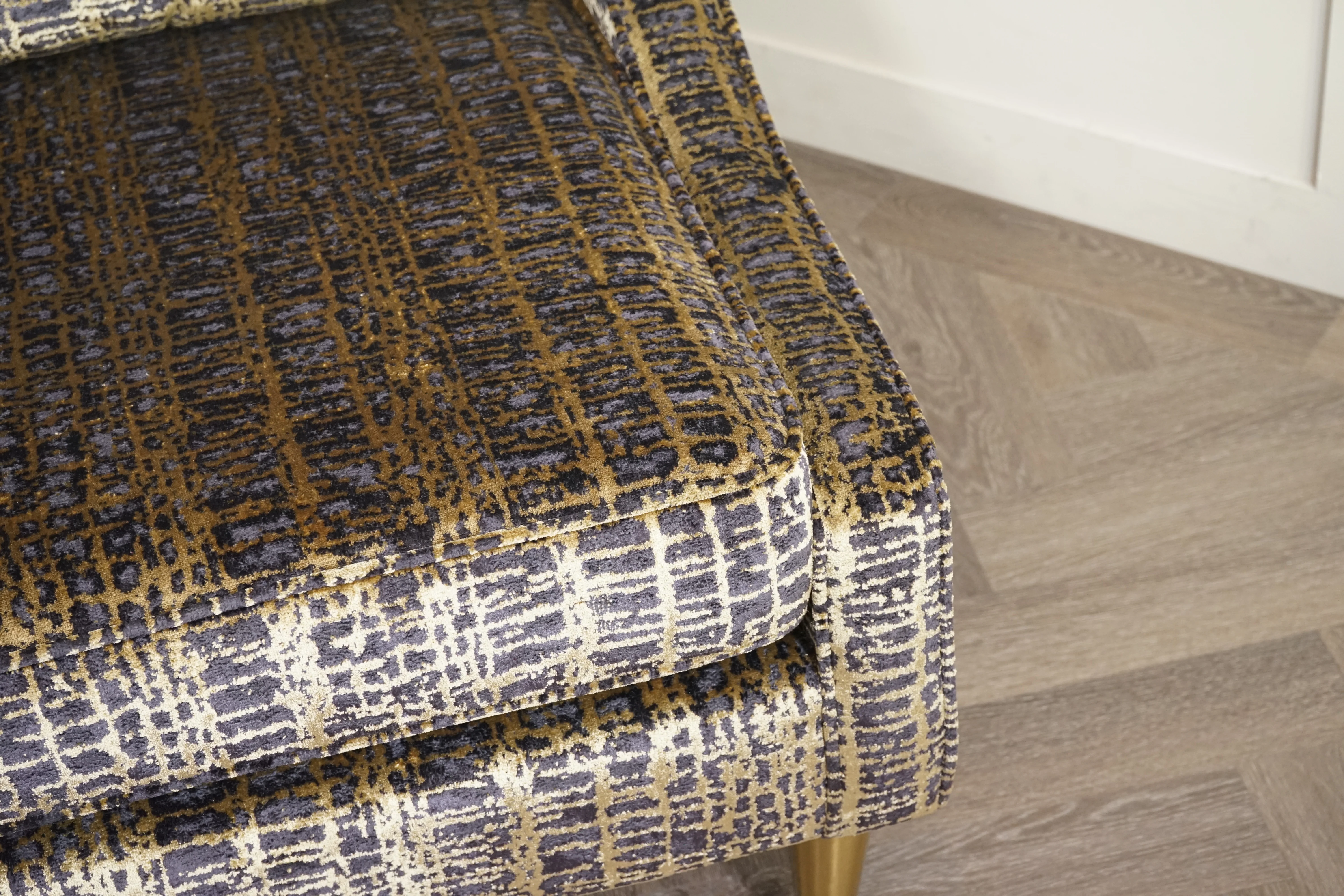 Olivia Accent Armchair, Exotic Gold - Image 5