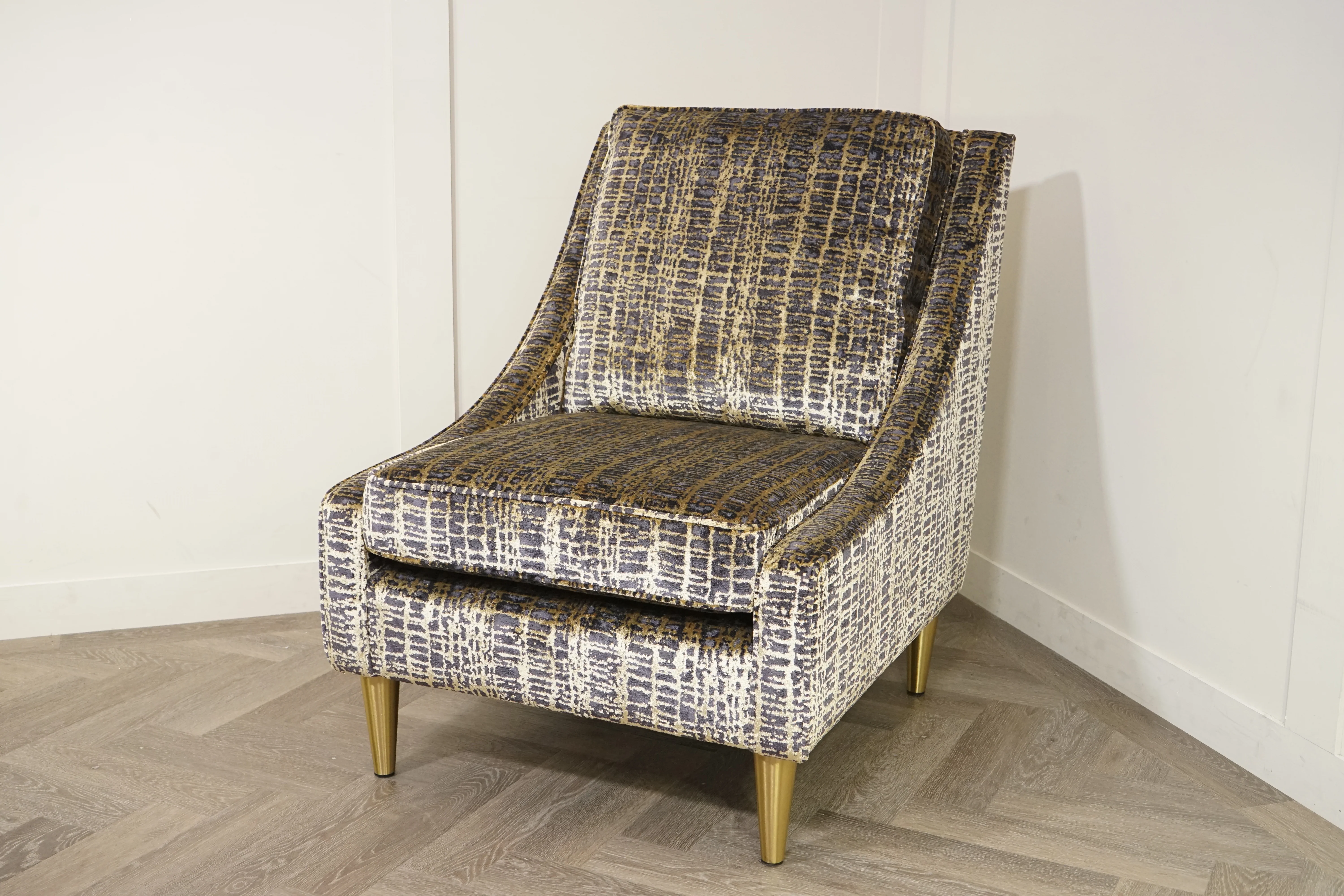 Olivia Accent Armchair, Exotic Gold - Image 6