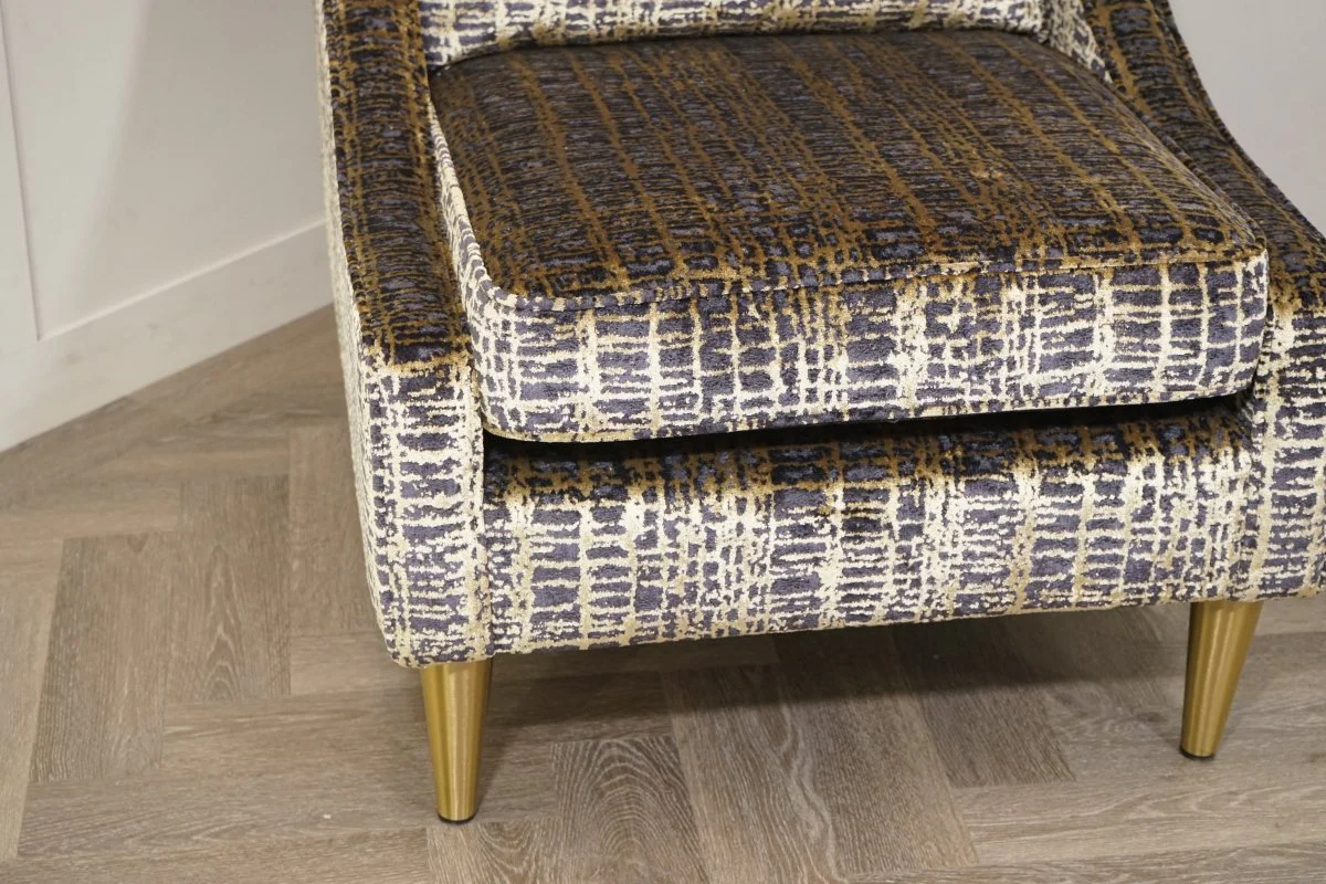 Olivia Accent Armchair, Exotic Gold - Image 7