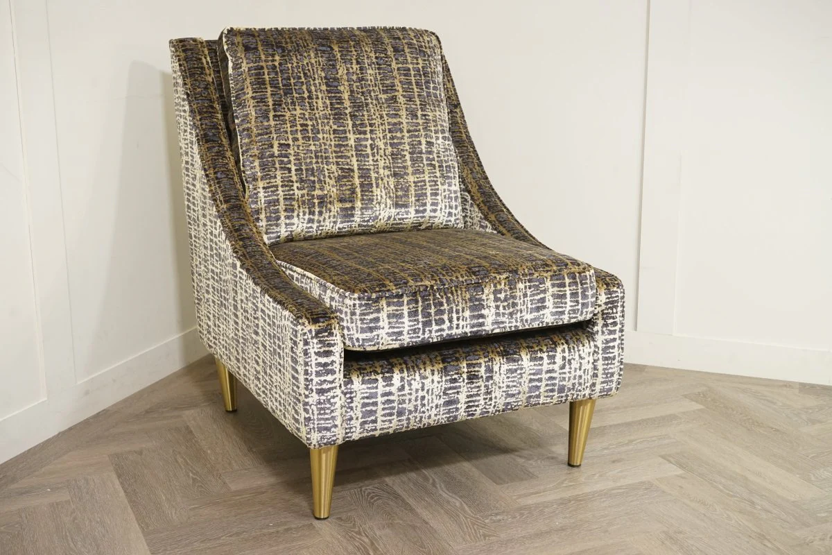 Olivia Accent Armchair, Exotic Gold - Image 8
