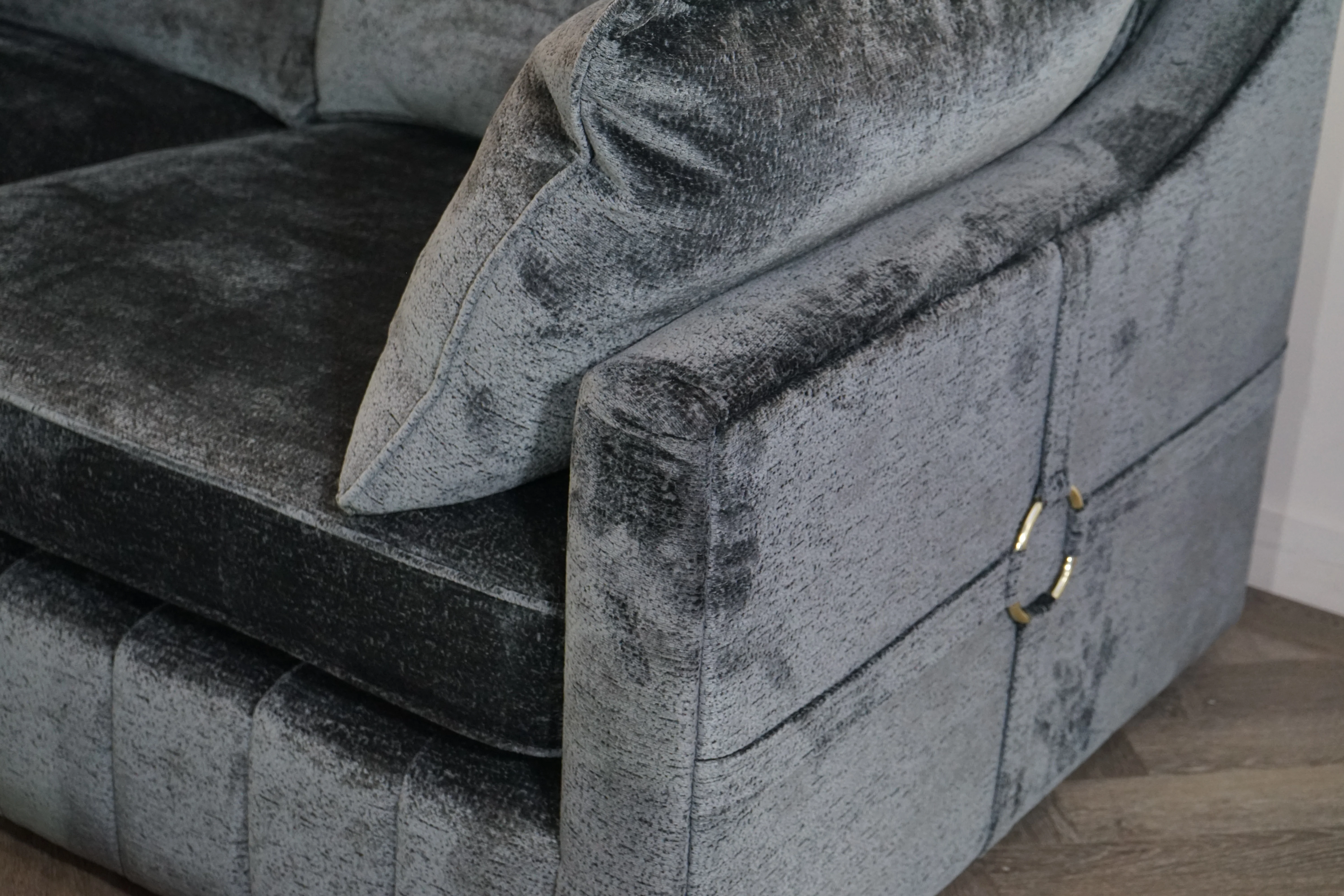 Olivia Cuddler Armchair, Lustre Charcoal - Image 8