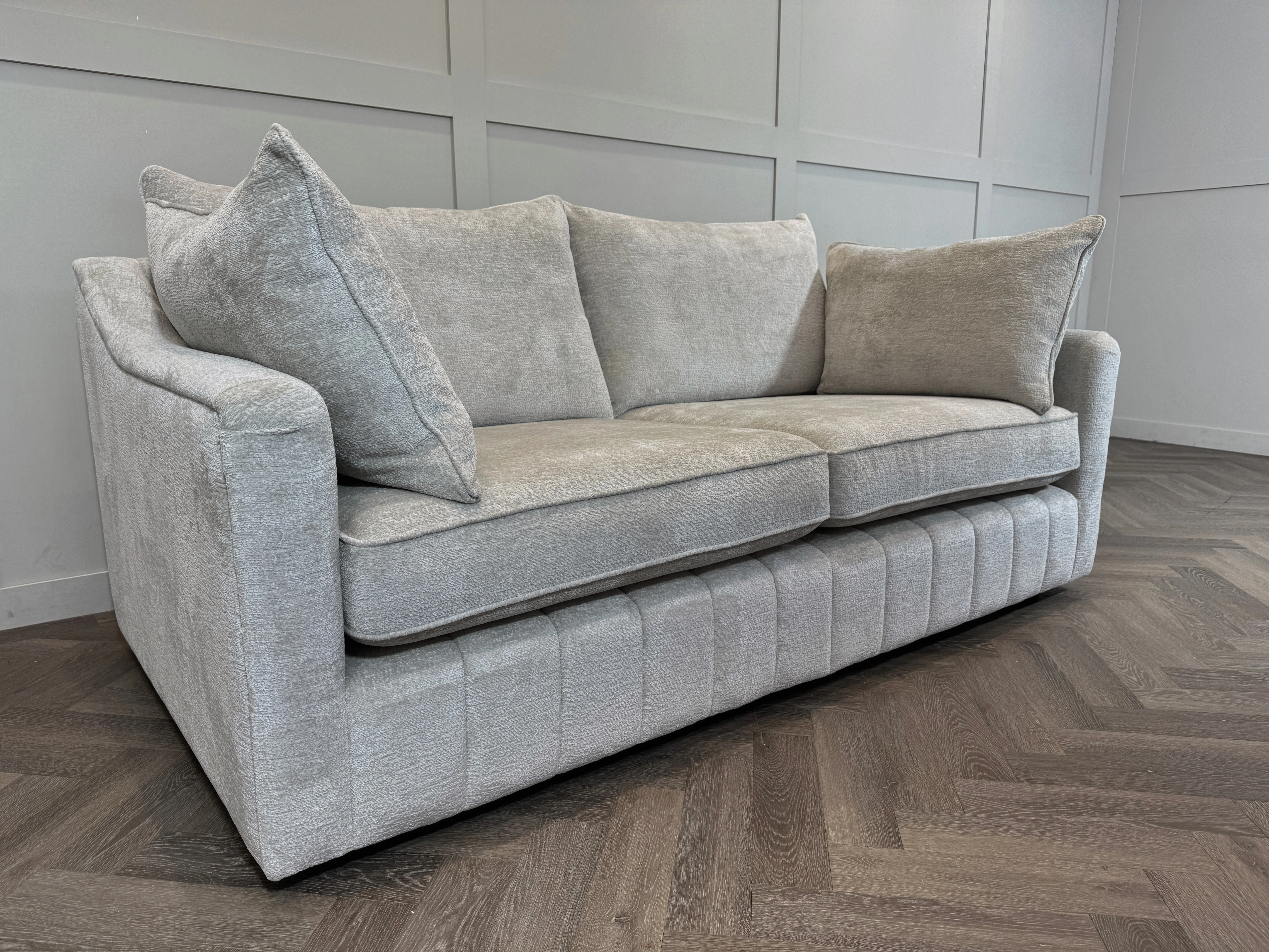 Olivia Fabric 2 Seater Sofa, Luxe Grande Natural - Image 6