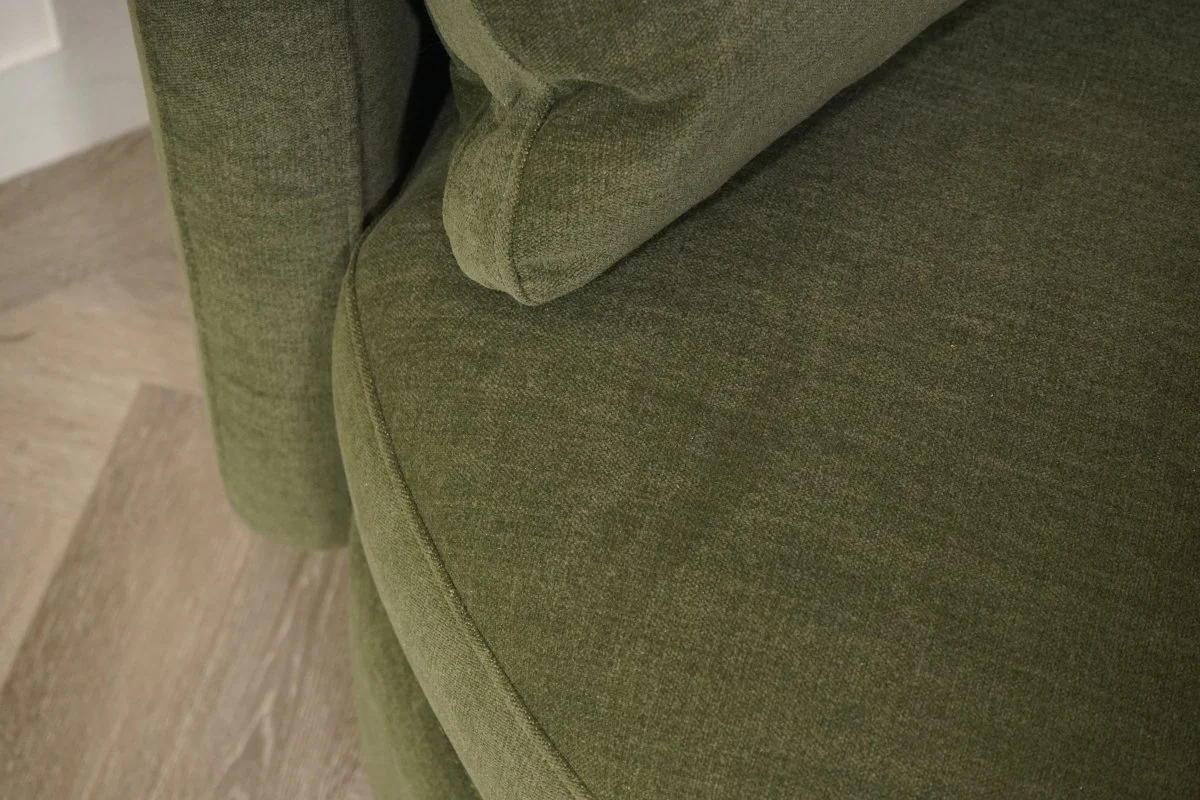 Piccadilly Large Swivel Chair, Fern Green - Image 6