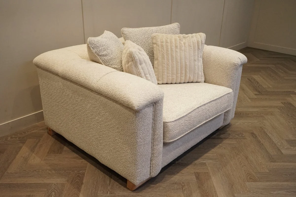 Regency Snuggle Chair, Soft Bouclé Natural - Image 10