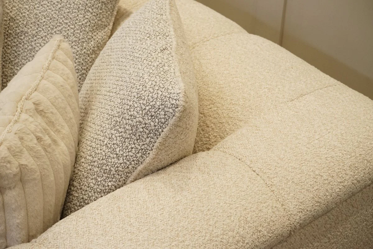 Regency Snuggle Chair, Soft Bouclé Natural - Image 4
