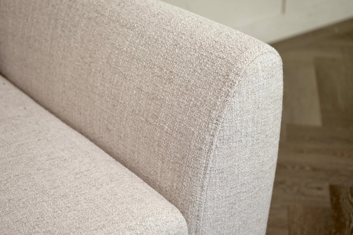 Sansa Splayed Arm Sofa Bed with Storage, Tonal Weave Chalk - Image 4