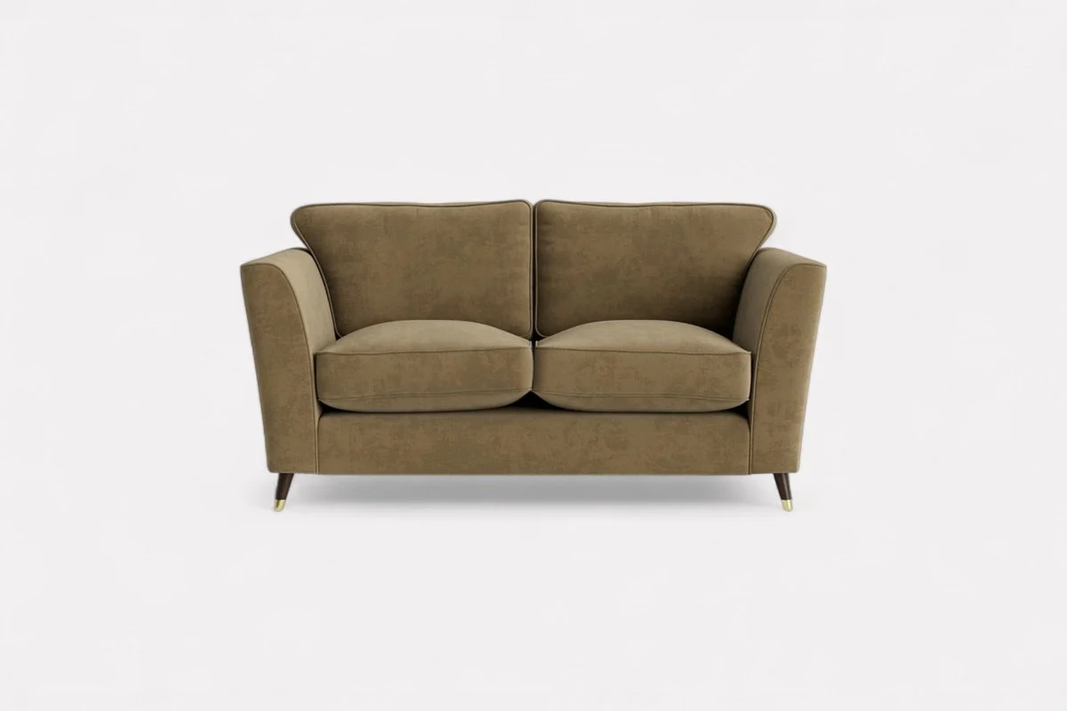 Sasha 2 Seater Classic Back Fabric Sofa - Image 3