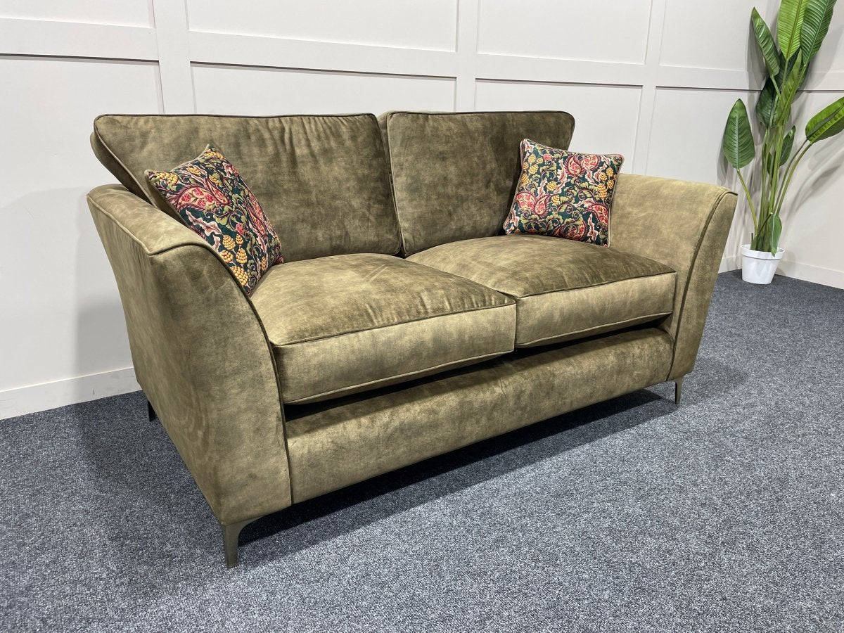 Sasha 2 Seater Classic Back Sofa, Chrome - Image 10